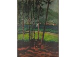 Bardócz Árpád : Fenyőfák 1922