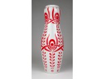 Régi ritka retro jelzett Zsolnay porcelán váza 24.5 cm
