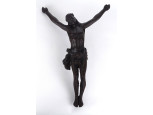Antik korpusz nagyméretű öntöttvas krisztus 48 cm