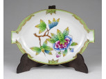 Viktória mintás Herendi porcelán hamutál