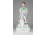 Régi Herendi porcelán libás lány 19.5 cm