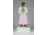Régi Herendi porcelán libás lány 19.5 cm