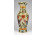 Gazdagon aranyozott kínai porcelán váza 20.5 cm