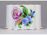 Virágmintás Herendi porcelán cigaretta kínáló