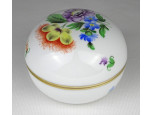 Régi Herendi porcelán virágmintás bonbonier