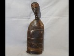 Katona Zsuzsa bronz női alak relief