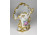 Antik kézzel festett aranyozott Elbogen porcelán váza 16.5 cm