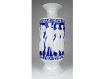 Zsolnay porcelán váza Óbuda 1981 32.5 cm