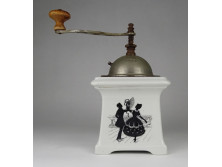 Régi Leinbrock's Ideal konyhai porcelán daráló kávédaráló