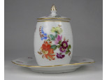 Antik óherendi porcelán desszertes kínáló