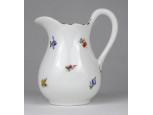 Régi kisméretű Zsolnay - Ifj. Grünwald Mór porcelán tejszínes kiöntő - RITKA 10.5 cm