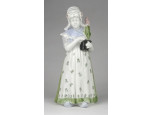 Galluba & Hoffmann Jlmenau Flamand porcelán figura 18 cm