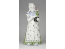 Galluba & Hoffmann Jlmenau Flamand porcelán figura 18 cm