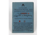 Régi Lipcsei Tavaszi Vásár belépőkártya 1939 LEIPZIGER FRÜHJAHRSMESSE 1939