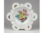 Virág mintás Herendi porcelán hamutál