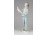 Babázó kislány Hollóházi porcelán figura 17 cm