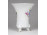 Hibátlan oroszlánlábas Hollóházi porcelán váza 9.5 cm