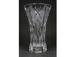 Elegáns csiszolt üveg kristály váza 20.5 cm