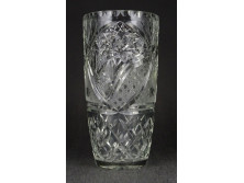 Nagyméretű kristály váza 20cm 1kg