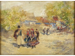 Zórád Ernő / Wallburg Egon : Falusi utca 1937