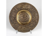Régi négy évszak bronz falitál COPIE 19 cm