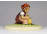 Antik Hummel csibéket etető porcelán figura