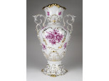 Nagyméretű Hollóházi porcelán váza 35 cm