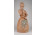 Nagyméretű mázas kerámia nő figura 37 cm