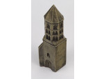 Szeged Dömömtör-torony műgyanta kisplasztika 14 cm