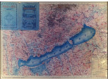Heisler és Kózol : Balaton és környéke turistatérkép 50 x 66.5 cm