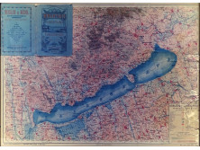 Heisler és Kózol : Balaton és környéke turistatérkép 50 x 66.5 cm