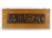 Kubisch János jelzett képcsarnokos szőlőszüret bronz relief 21 x 49 cm
