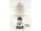Régi réz talpas porcelán lámpa 65 cm