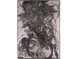König Róbert: Ágaskodó ló 2008 102 x 72 cm