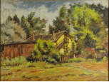 Pálla Jenő (1883-1958) : "Sárga ház"