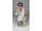 Régi nagyméretű Zsolnay furulyázó legény porcelán figura 26 cm