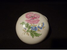 Antik kardos Meisseni porcelán bonbonier