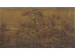 Hatalmas antik rokokó fali kárpit gobelin 156 x 265 cm