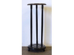 Antik háromoszlopos szecessziós szobortartó posztamens 86 cm