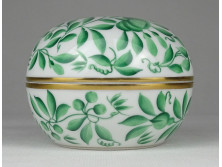 Ritka madár mintás Herendi porcelán bonbonier