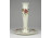 Pillangós vajszínű Zsolnay porcelán gyertyatartó 14 cm