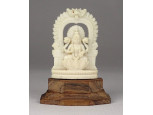 Faragott csont Buddha szobor 7.3 cm
