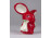 Régi jelzett Hummel - Goebel piros porcelán nyúl nyuszi 6 cm