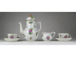 Eton mintás Herendi porcelán kávéskészlet