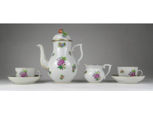 Eton mintás Herendi porcelán kávéskészlet