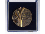 XX. századi éremművész : Tanítóképző Főiskola Esztergom bronz plakett 1985