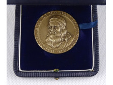 A. Motti : Leonardo da Vinci bronz emlékérem