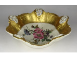 Régi vajszínű Rosenthal porcelán kínáló tál 22.5 cm