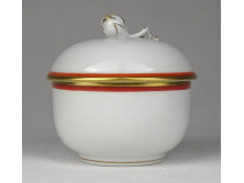 Antik kardos Meisseni porcelán bonbonier