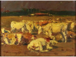 Chiovini Ferenc (1899-1981) : Tehenek